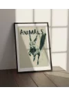 Vahşi Doğa Sincap Tablosu , Hayvan Temalı Poster, Çerçeveli Duvar Tablosu, ANIMALS Koleksiyonu