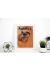 Vahşi Doğa Tembel Hayvan ve Yavrusu Tablosu , Hayvan Temalı Poster, Çerçeveli Duvar Tablosu, ANIMALS Koleksiyonu