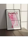 Vahşi Doğa Yırtıcı Kedi Tablosu , Doğa Temalı Poster, Çerçeveli Duvar Tablosu, ANIMALS Koleksiyonu