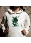 Yeşil Çita Baskılı Kapşonlu Hoodie, Yavru Çita Baskılı Sweatshirt, ANIMAL Koleksiyonu