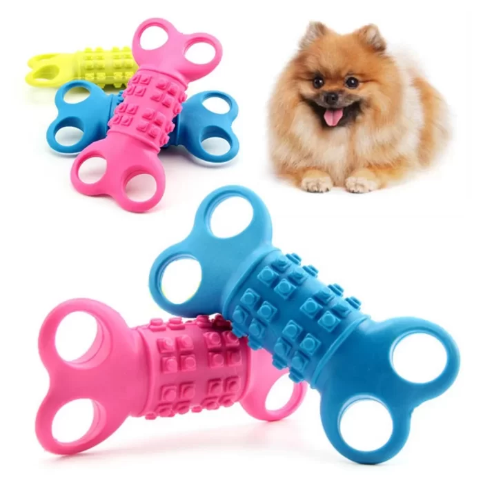 Köpek Kauçuk Diş Temizleme Çiğneme Oyuncağı Hrb-080