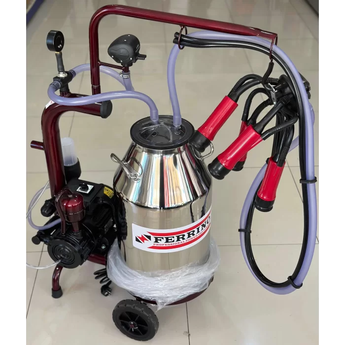 Ferrino C40 Yağlı Pompa Süt Sağma Makinesi 40 Litre Tek Sağım