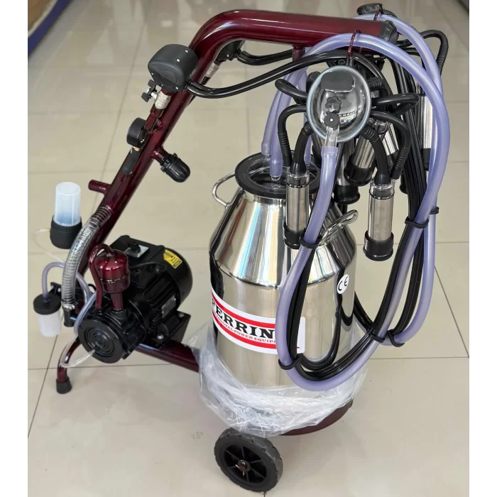 Ferrino L Yağlı Pompa Süt Sağma Makinesi 40 Litre Çift Sağım