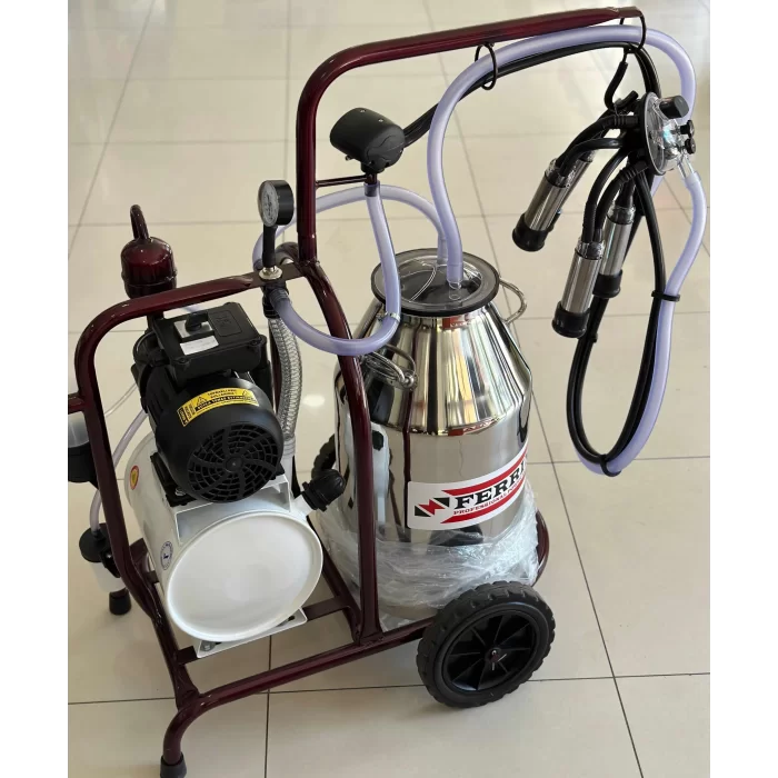 Ferrino Viking Yağlı Pompa Süt Sağma Makinesi 40 Litre Tek Sağım