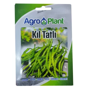 Agroplant Kıl Tatlı Biber Tohumu 25gr Paket