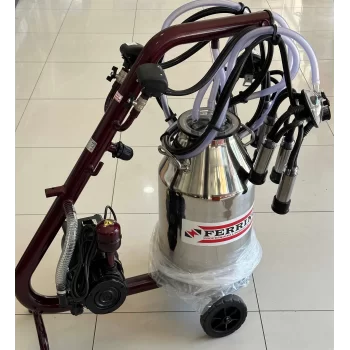 Ferrino L Kuru Pompa Süt Sağma Makinesi 40 Litre Çift Sağım