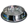 Kedi Köpek Çelik Mama Su Kabı Desenli Kaydırmaz Tabanlı HB1032