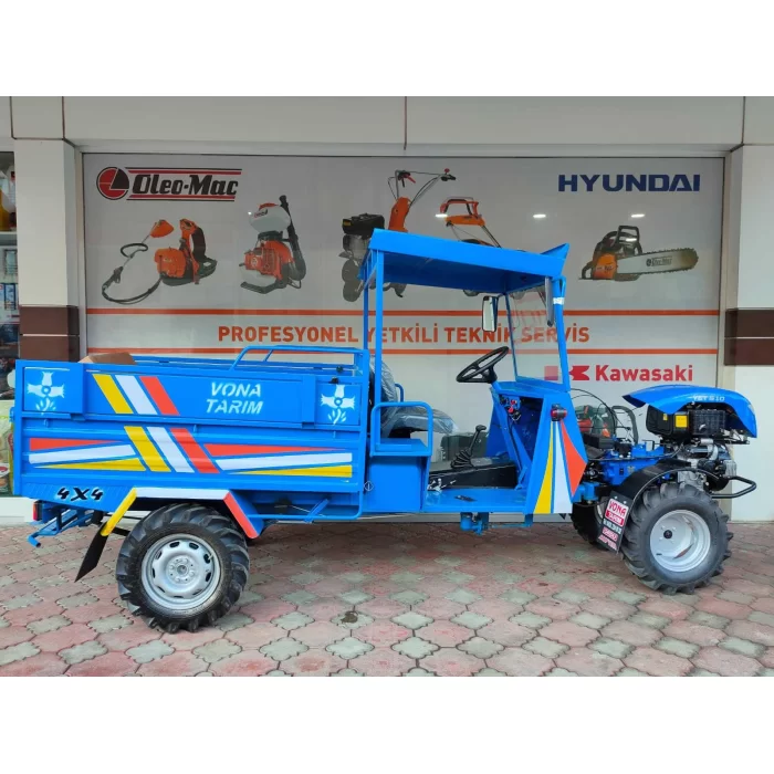 Yağmur YET 510 Antor 12HP Dizel Patpat Damperli Çapa Makinası
