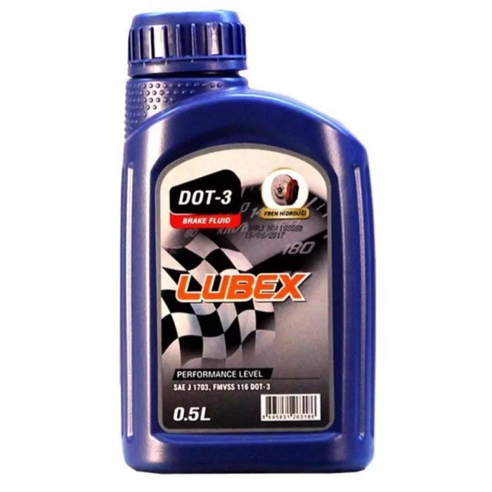 Lubex Dot 3 Fren Hidrolik Yağı 0,5lt