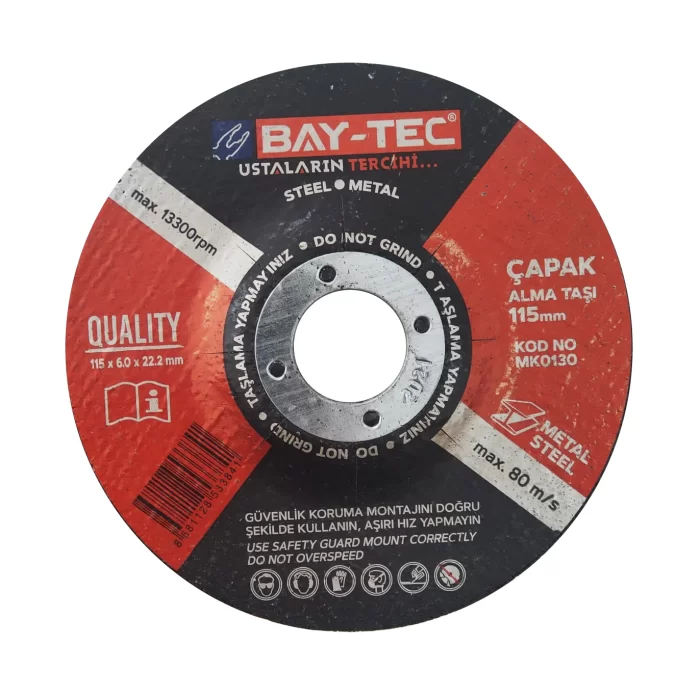 Bay-Tec MK0130 Taşlama Makinesi Çapak Alma Taşı 115mm