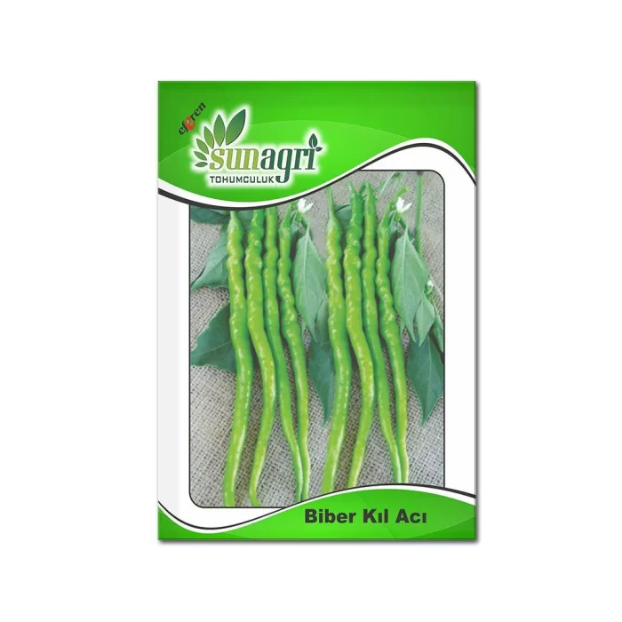 Sunagri Kıl Acı Biber Tohumu 10gr Paket Sebze Tohumu