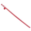 Zilli Kedi Boyun Tasması Tokalı Simli Tasma Kırmızı Hrb-001