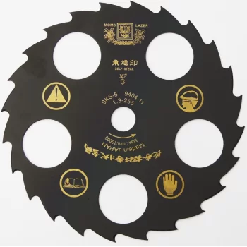Motorlu Tırpan Japon Bıçak 255mm Delikli Ot Ekin Biçme