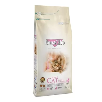 BonaCibo Kısırlaştırılmış Kediler için Yetişkin Kedi Maması 2kg Adult Cat Light Sterilised