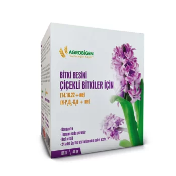 Agrobigen Çiçekli Bitkiler İçin Bitki Besini 24ad x 2gr Paket 48gr