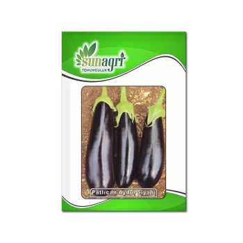 Sunagri Aydın Siyahı Patlıcan Tohumu 10gr Paket Sebze Tohumu