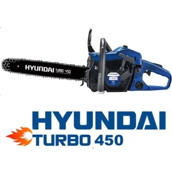 Hyundai Turbo 450 Motorlu Testere Benzinli Ağaç Kesim Motoru