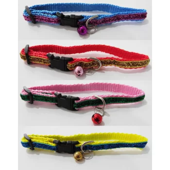 Kedi Çok Renkli Zilli Tasma Hrb-019