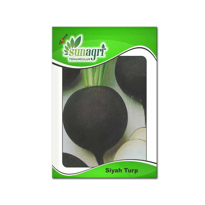 Sunagri Siyah Turp Tohumu 25gr Paket Sebze Tohumu