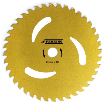 Ferrino 3D Gold Motorlu Tırpan Daire Elmas Bıçak 40T