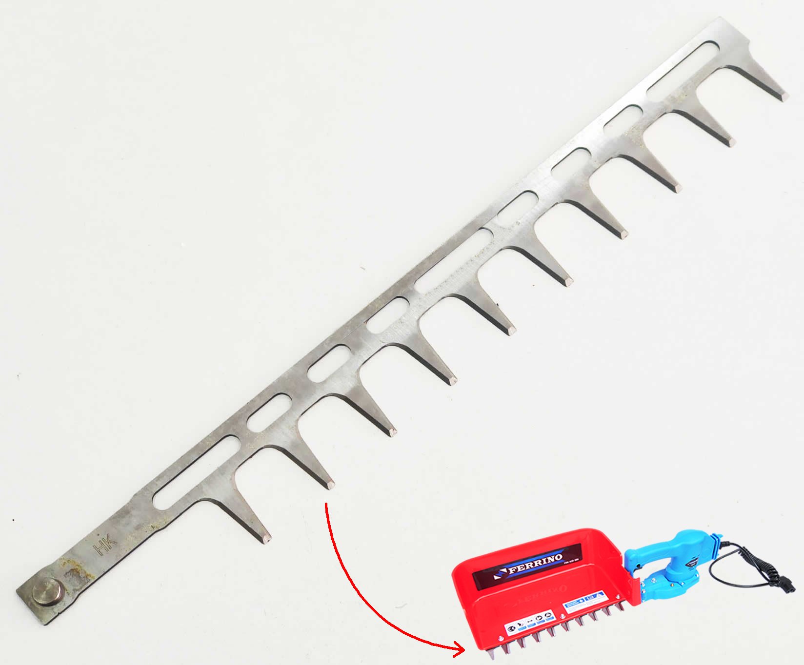 FERRİNO ÇAYTOPLAMA MAVİ BIÇAK ÜST