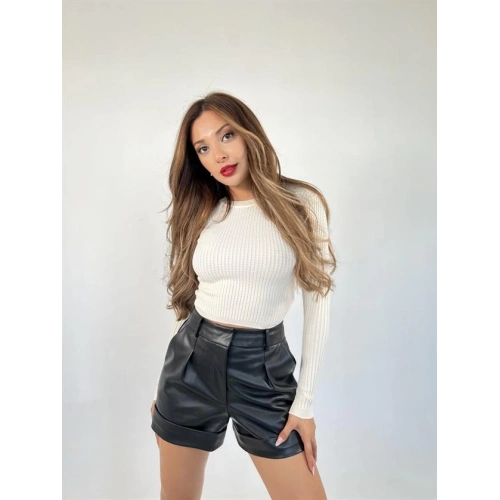 3062 SAĞ ÖRGÜ KAZAK-KREM