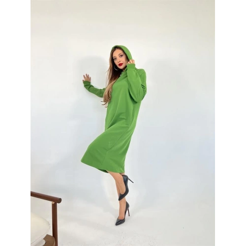 5574 UZUN SWEAT-YEŞİL