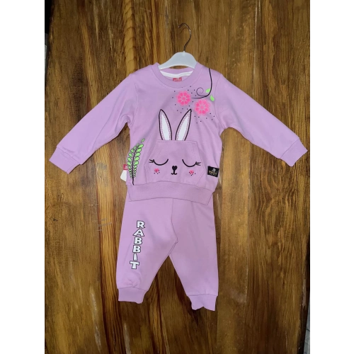 6-24 aylık tavşan baskılı lila