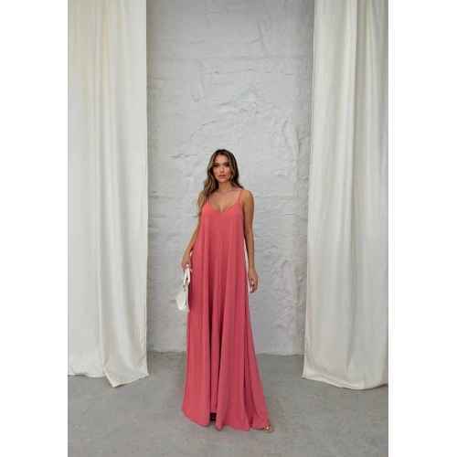 Aerobin uzun elbise pembe pt