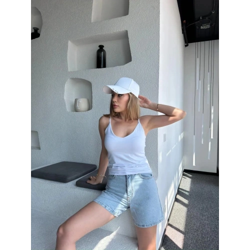 Ayarlanabilir Askılı Basic Body Beyaz - 131.75