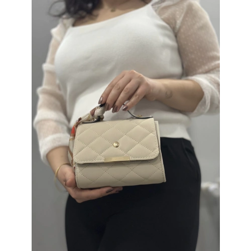 Bej cilt zoje çanta