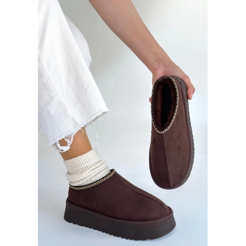 Foyk Kahverengi Süet Bot