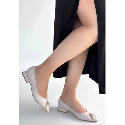 Goes Bej Rugan Babet Ayakkabı