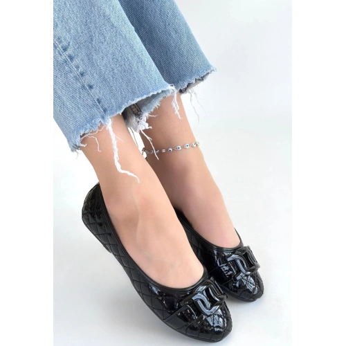 Lawy Siyah Rugan Babet Ayakkabı