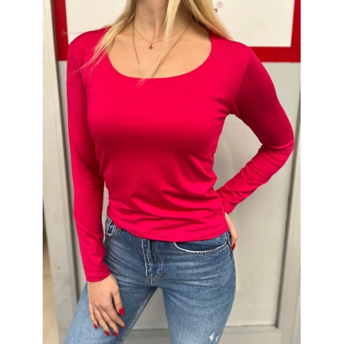 Micro Kare Yaka Body Fuşya - 211.504