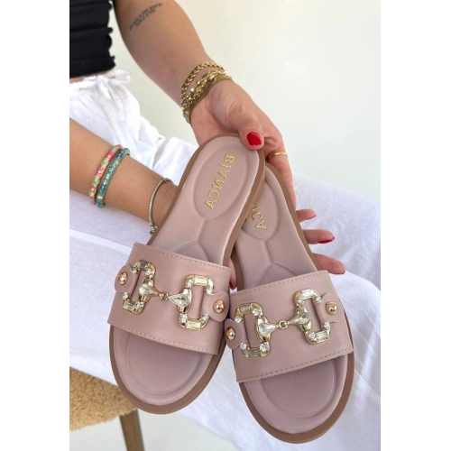 Toha Pudra Cilt Tokalı Terlik