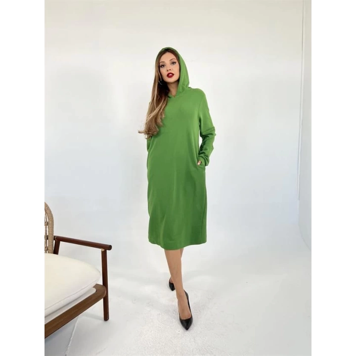5574 UZUN SWEAT-YEŞİL