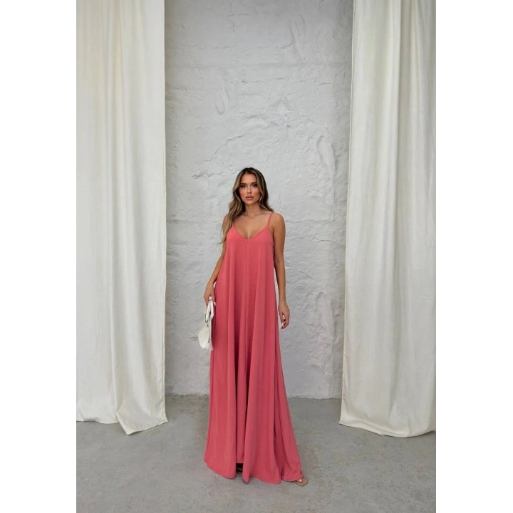 Aerobin uzun elbise pembe pt