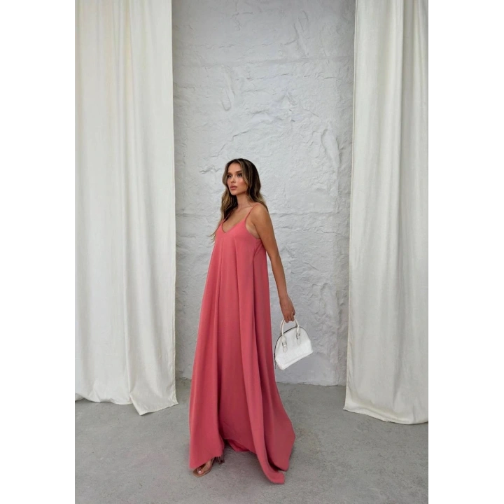 Aerobin uzun elbise pembe pt