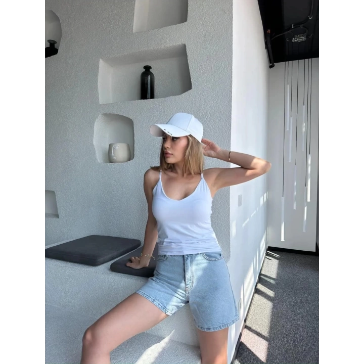 Ayarlanabilir Askılı Basic Body Beyaz - 131.75