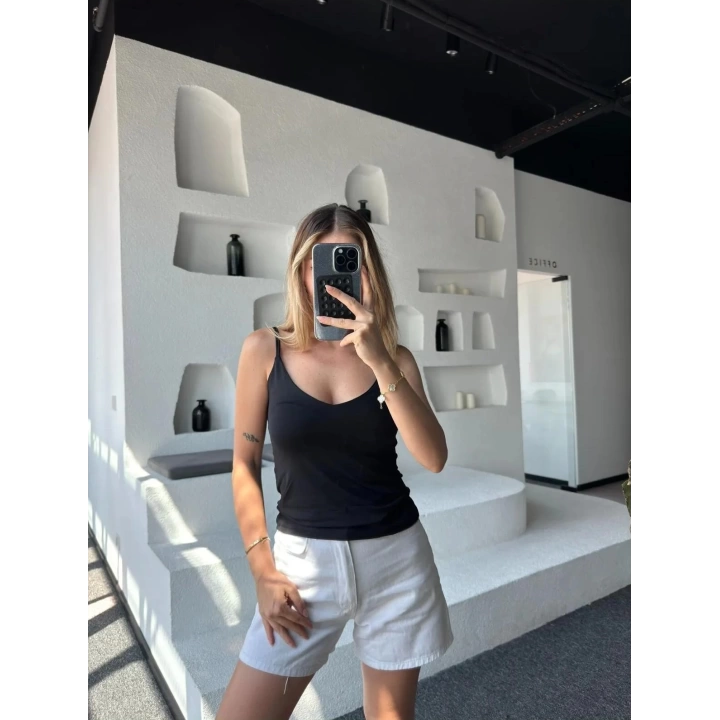 Ayarlanabilir Askılı Basic Body Siyah - 131.75