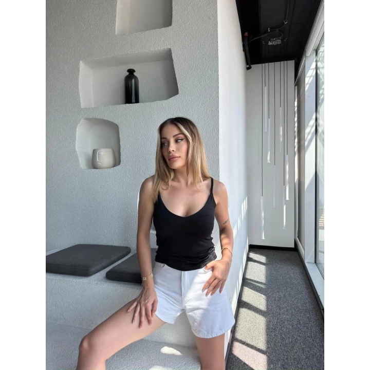 Ayarlanabilir Askılı Basic Body Siyah - 131.75