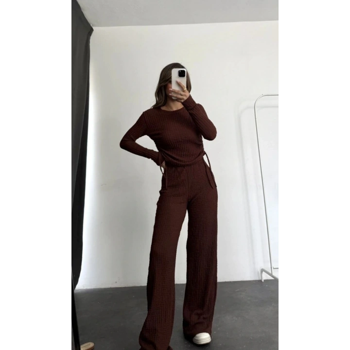 Bubble alt üst takım kahve pt510446