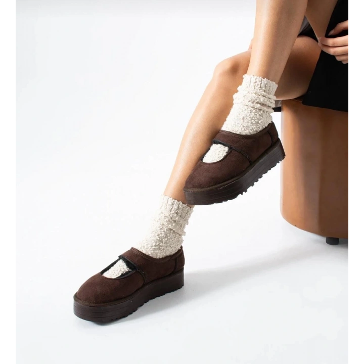 Carren Kahverengi Süet Bot