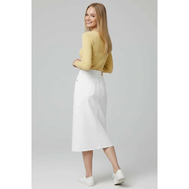 Çıtçıt Detaylı Bluz Sarı T4343