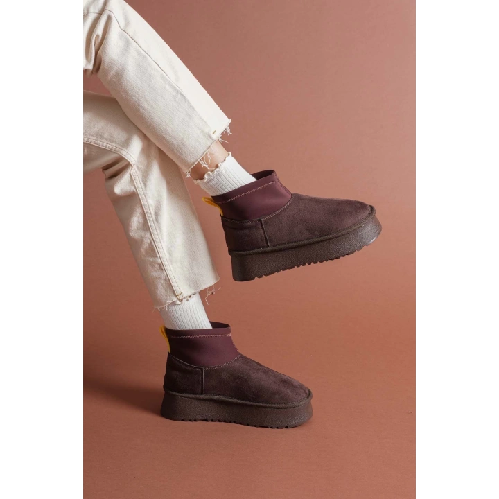 Cuen Kahverengi Süet Bot