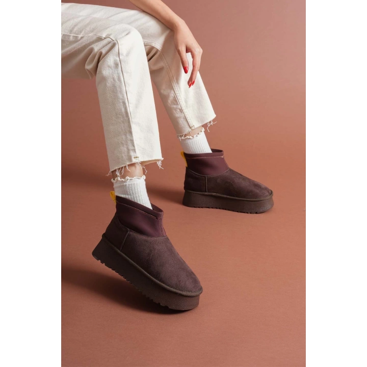 Cuen Kahverengi Süet Bot