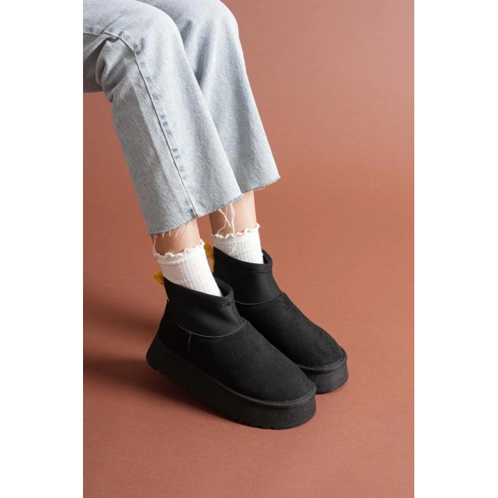 Cuen Siyah Süet Bot