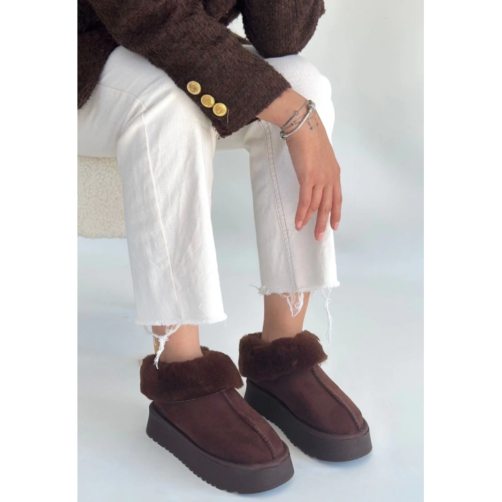 Edali Kahverengi Süet Bot