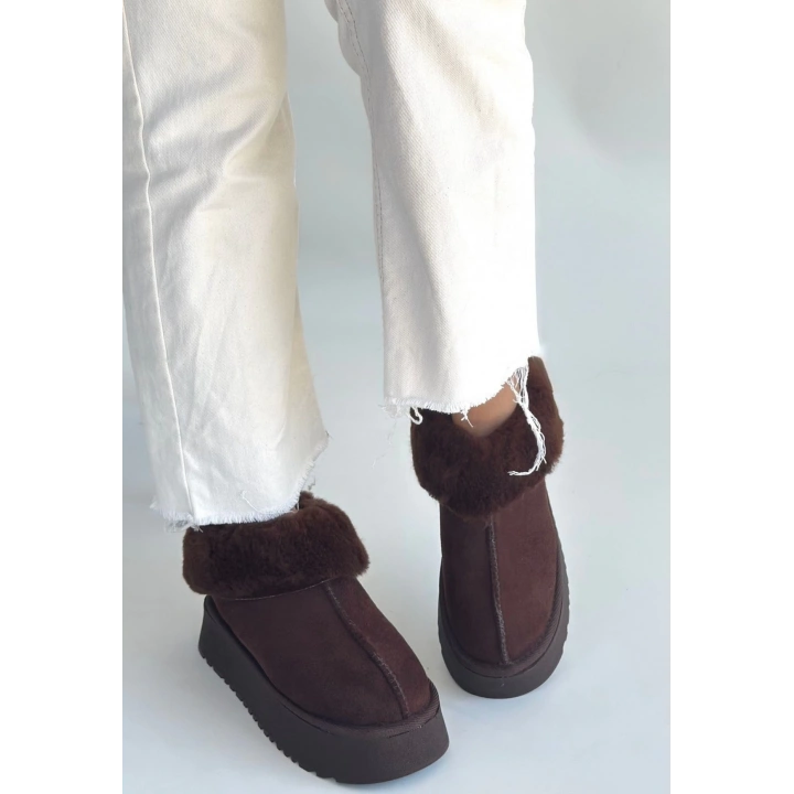 Edali Kahverengi Süet Bot